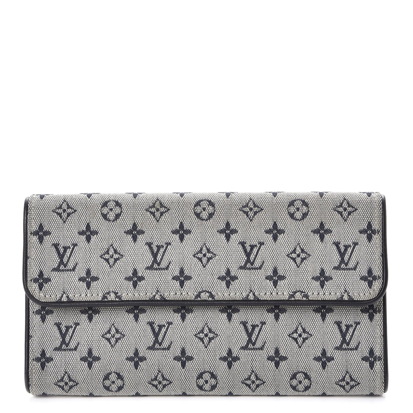 Mini Monogram Porte Tresor International Wallet Blue