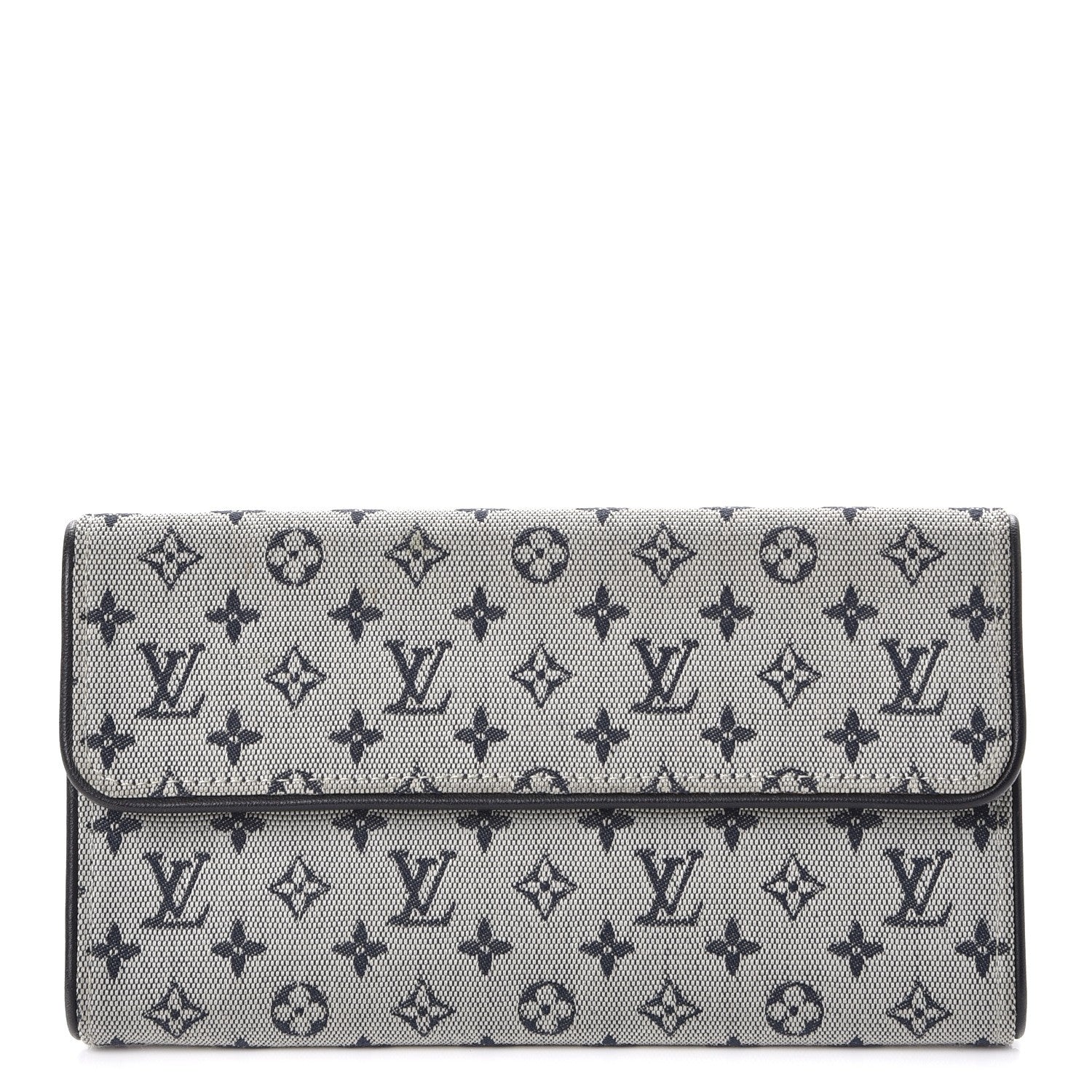 Louis Vuitton Mini Monogram Porte Tresor International Wallet Blue 1 of 11