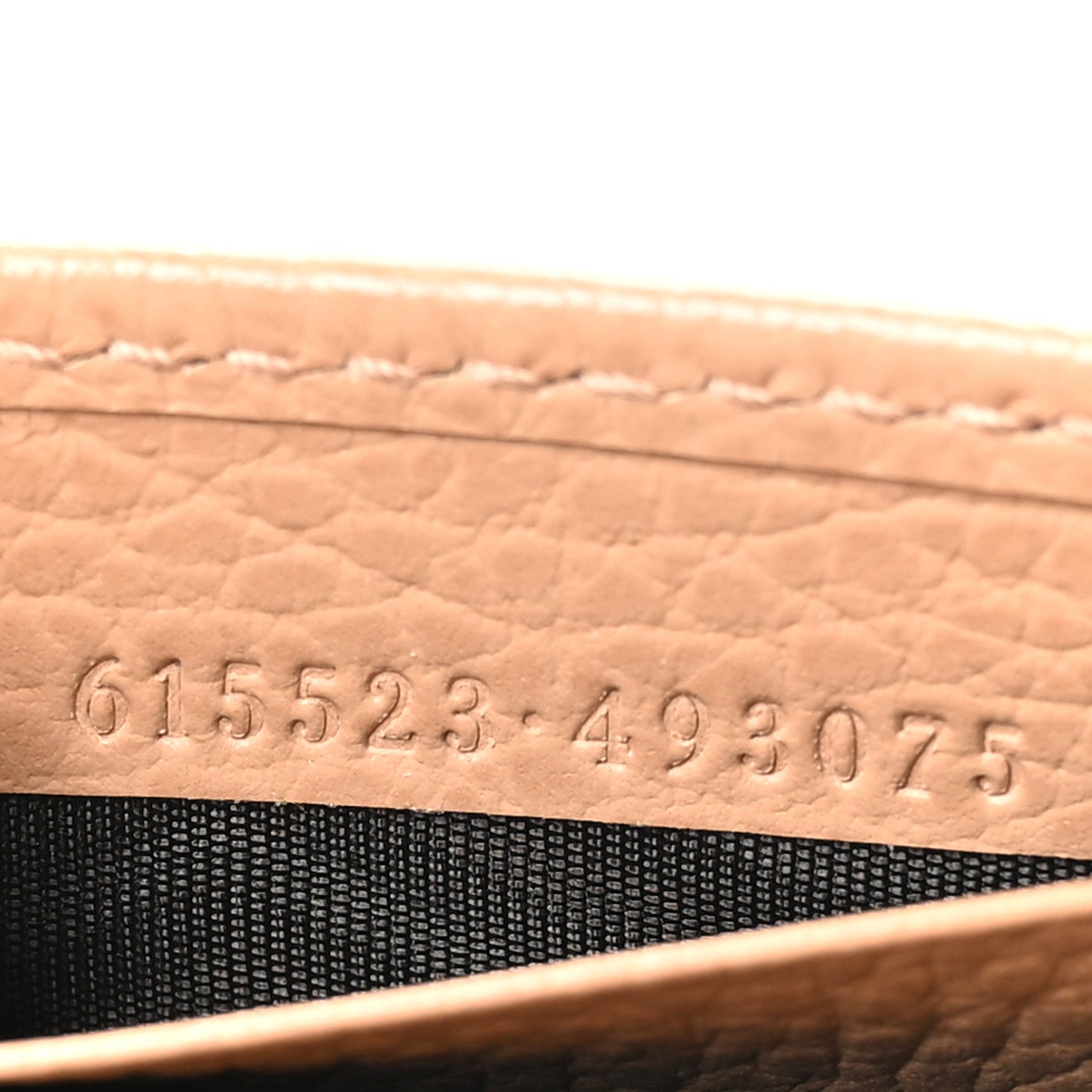 Gucci Dollar Calfskin Interlocking G Chain Wallet Camelia 7 of 10