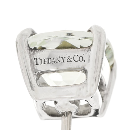 Tiffany Sterling Silver Prasiolite Sparklers Earrings 4 of 4