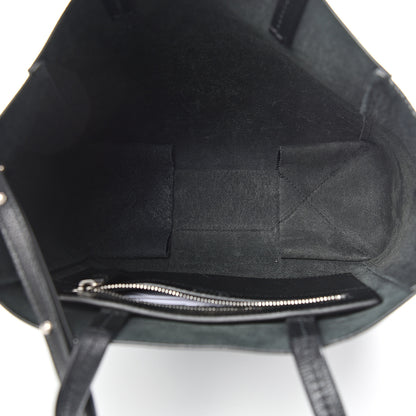 Celine Grained Calfskin Small Vertical Cabas Black 4 of 12