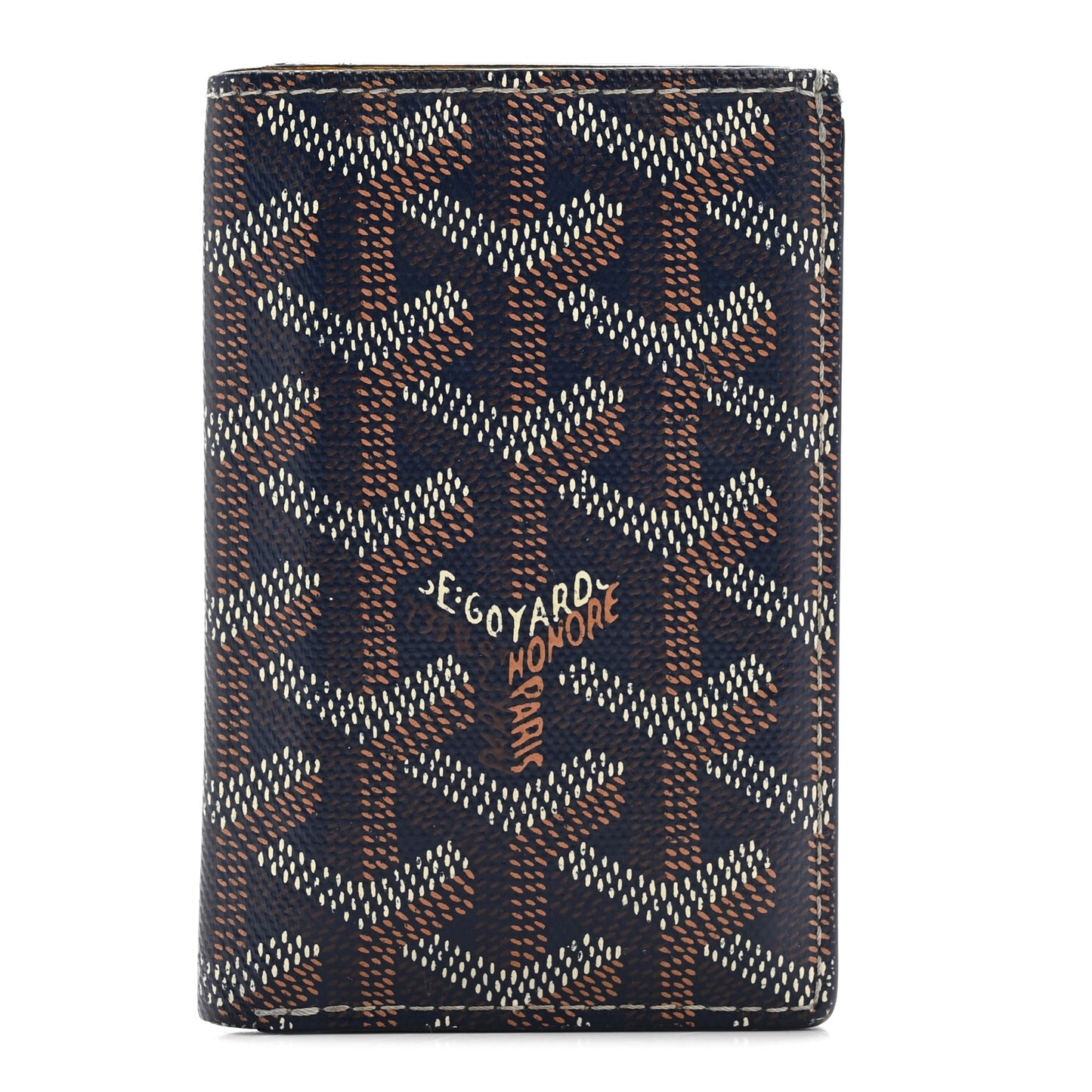 Goyardine Saint Pierre Card Holder Navy