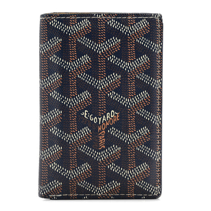 Goyard Goyardine Saint Pierre Card Holder Navy 1 of 9
