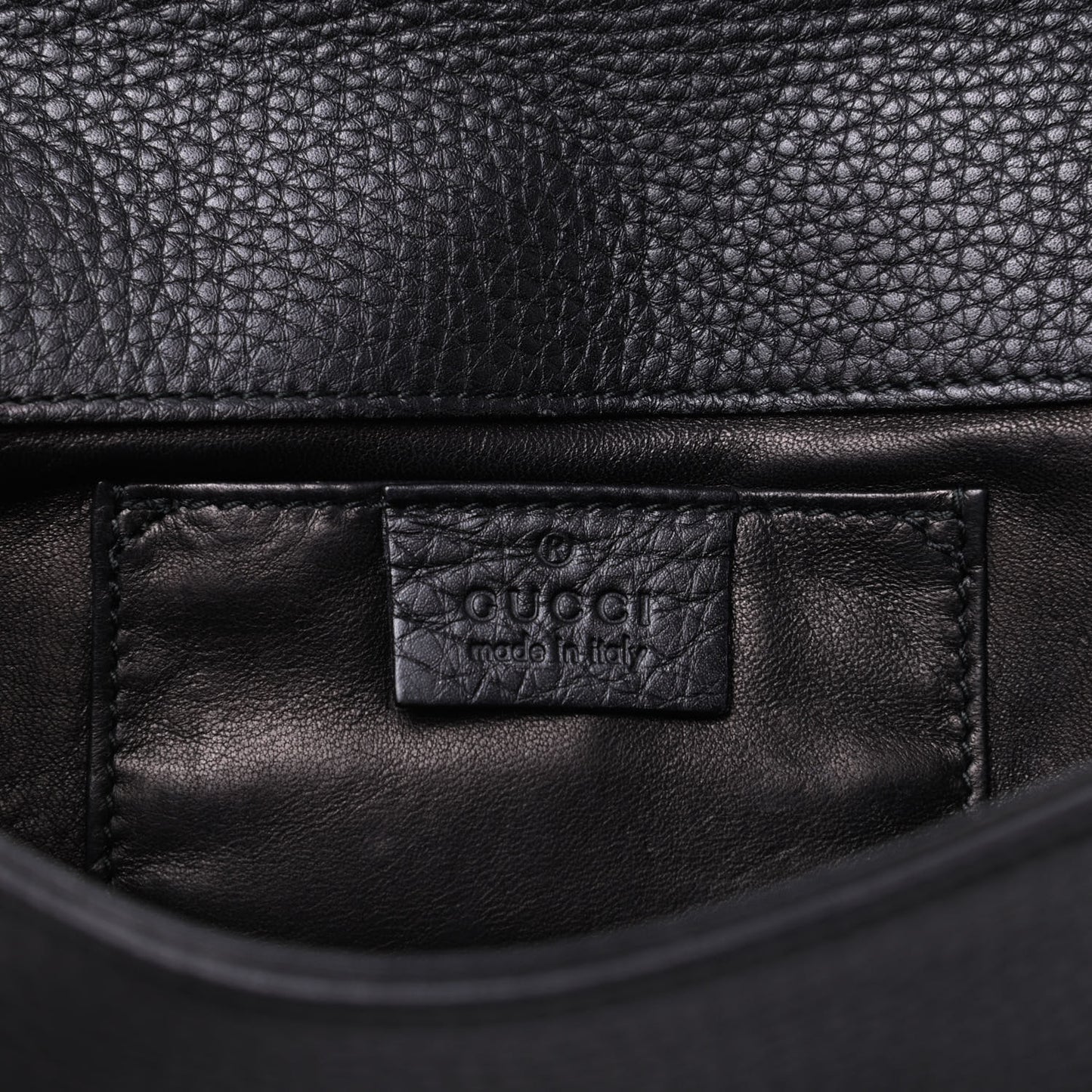 Calfskin Broadway Clutch Black