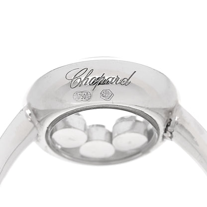 Chopard 18K White Gold 3 Happy Diamond Icons Ring 48 4.5 5 of 6