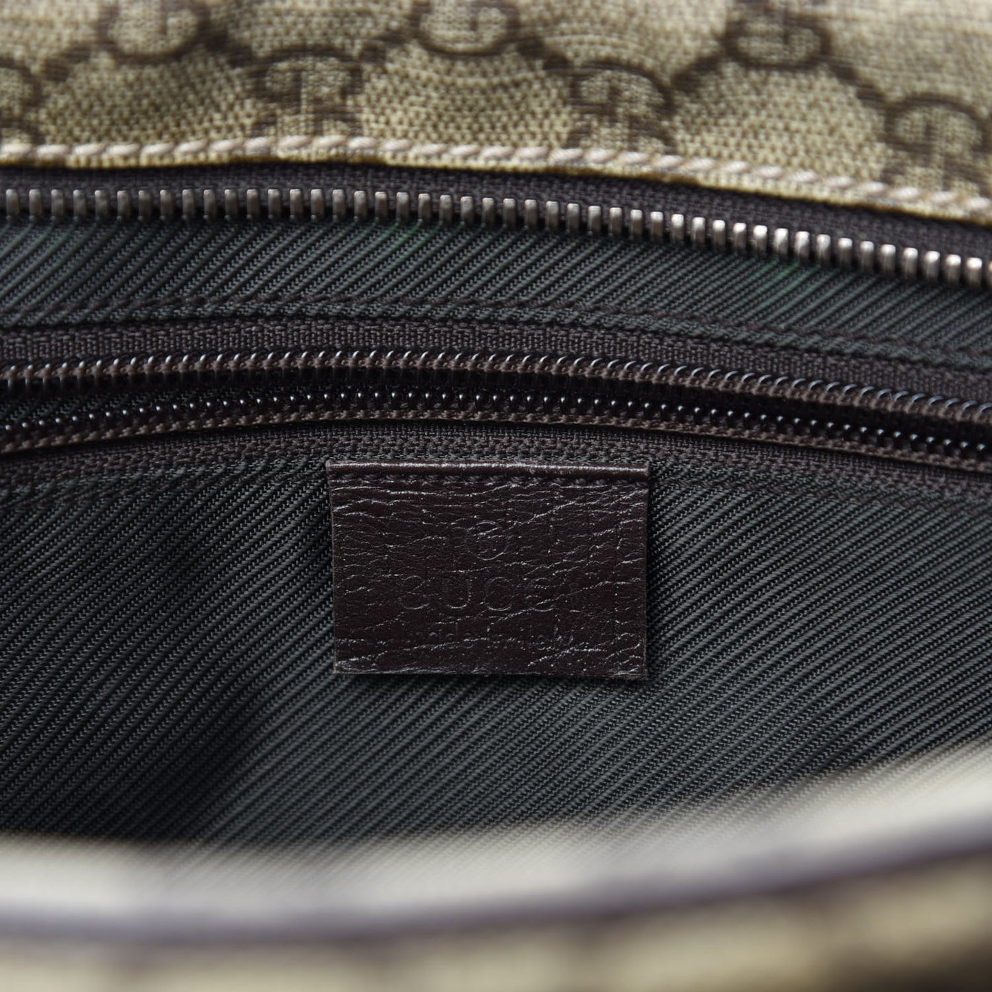 GG Plus Monogram Camera Bag Dark Brown