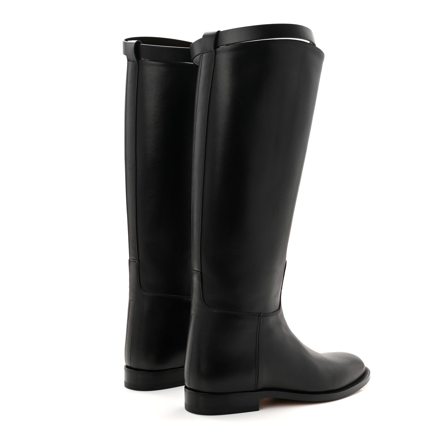 Hermes Box Kelly Jumping Boots 36 Black 5 of 10