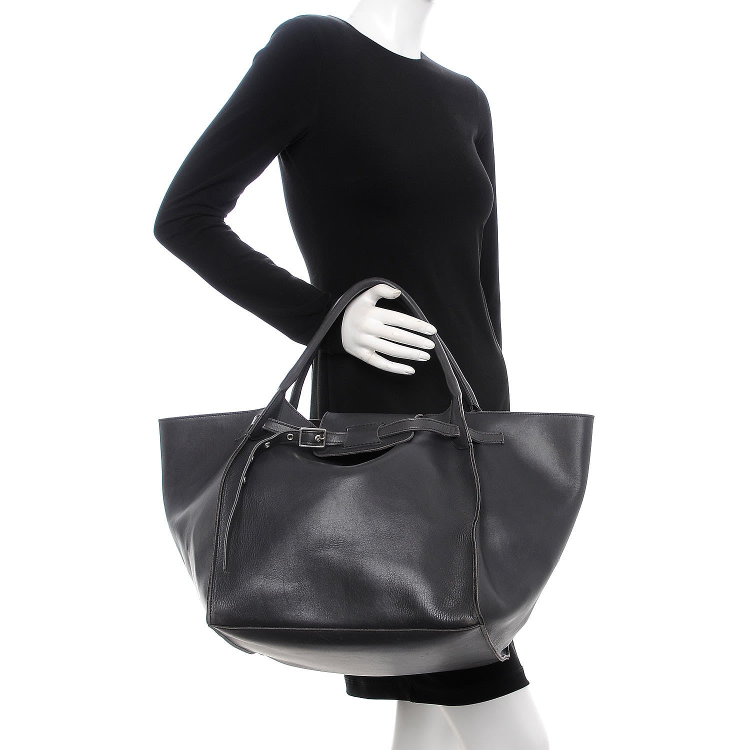 Celine Smooth Calfskin Medium Big Bag Liquorice 2 of 15