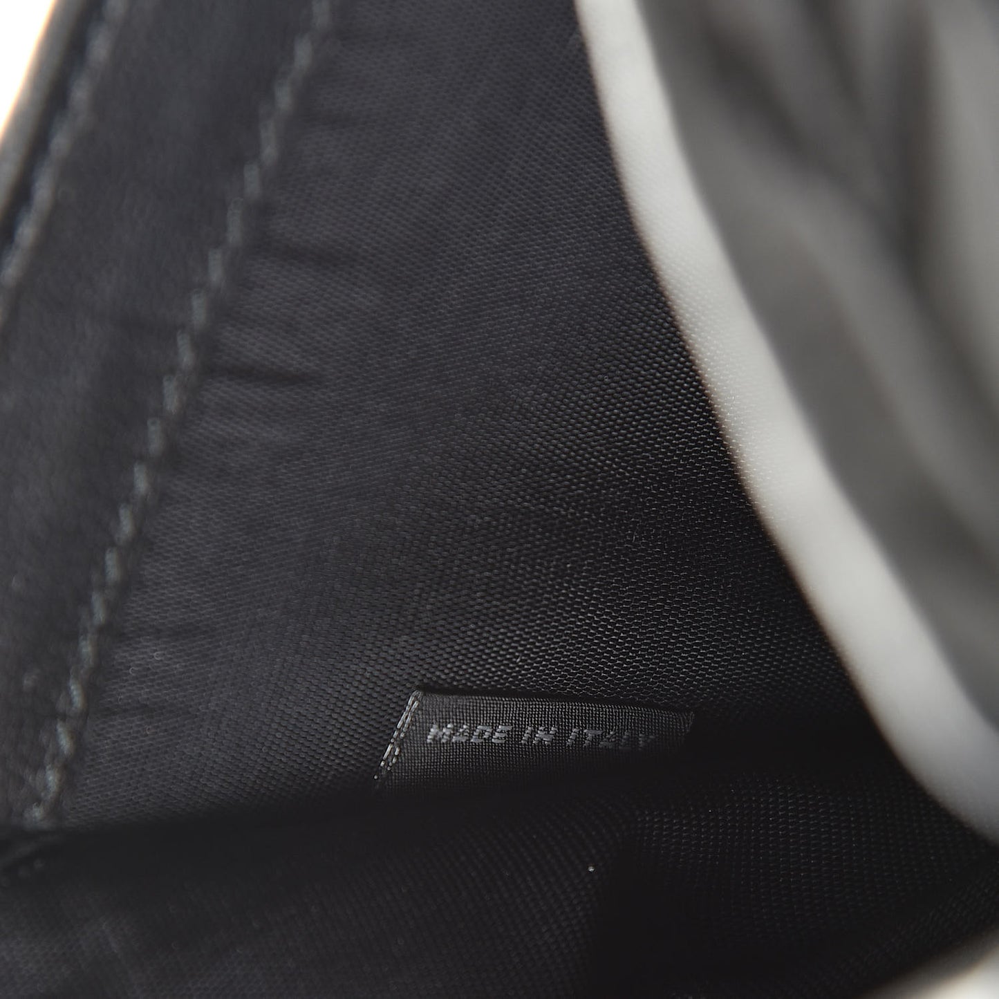 Nappa Matelasse Tri-Fold Flap Wallet Black