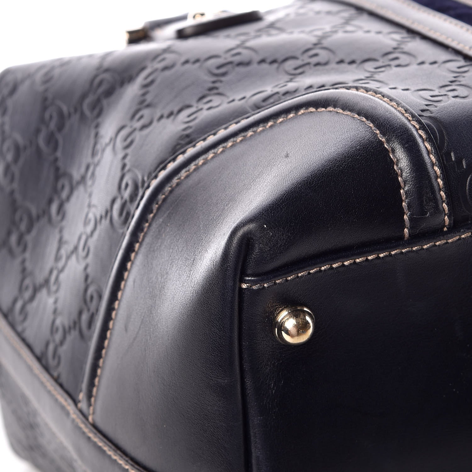 Gucci Guccissima Treasure Boston Black 11 of 18