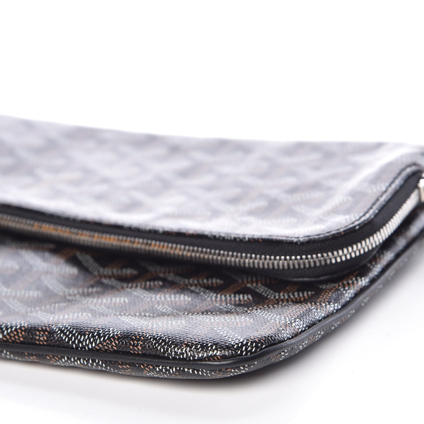 Goyardine Sainte Marie Soft Clutch Black