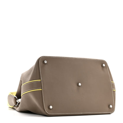 Hermes Swift Verso Toolbox 26 Etoupe Lime 4 of 11
