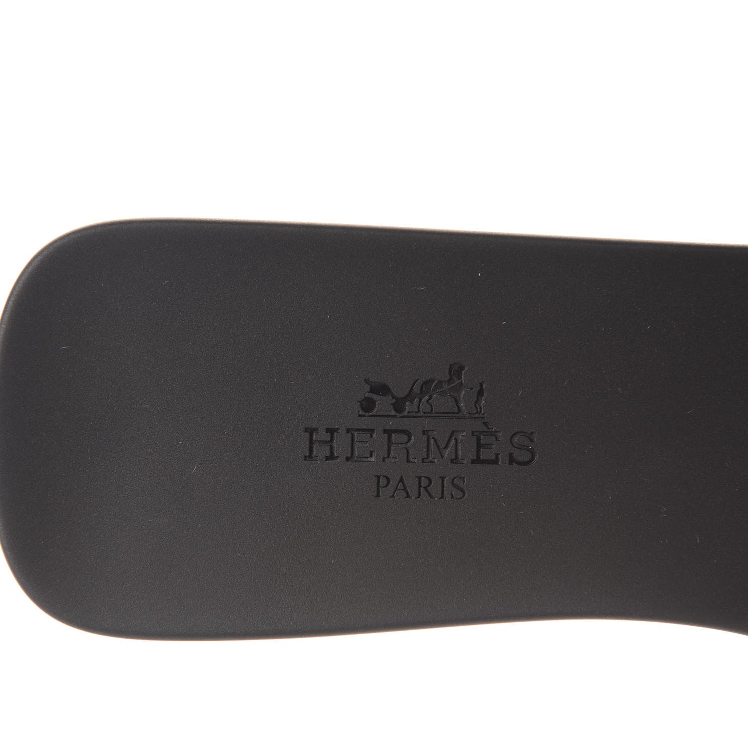 Hermes Rubber Aloha Sandals 35 Black 8 of 10