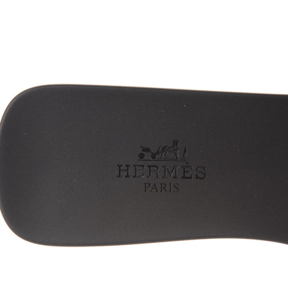 Hermes Rubber Aloha Sandals 35 Black 8 of 10
