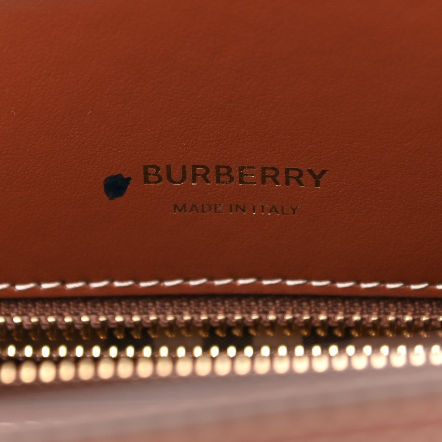 Calfskin Vintage Check Small Two Handle Title Bag Black