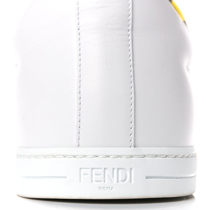 Fendi Calfskin Logo Band Mens Low Top Sneakers 9 White 9 of 11