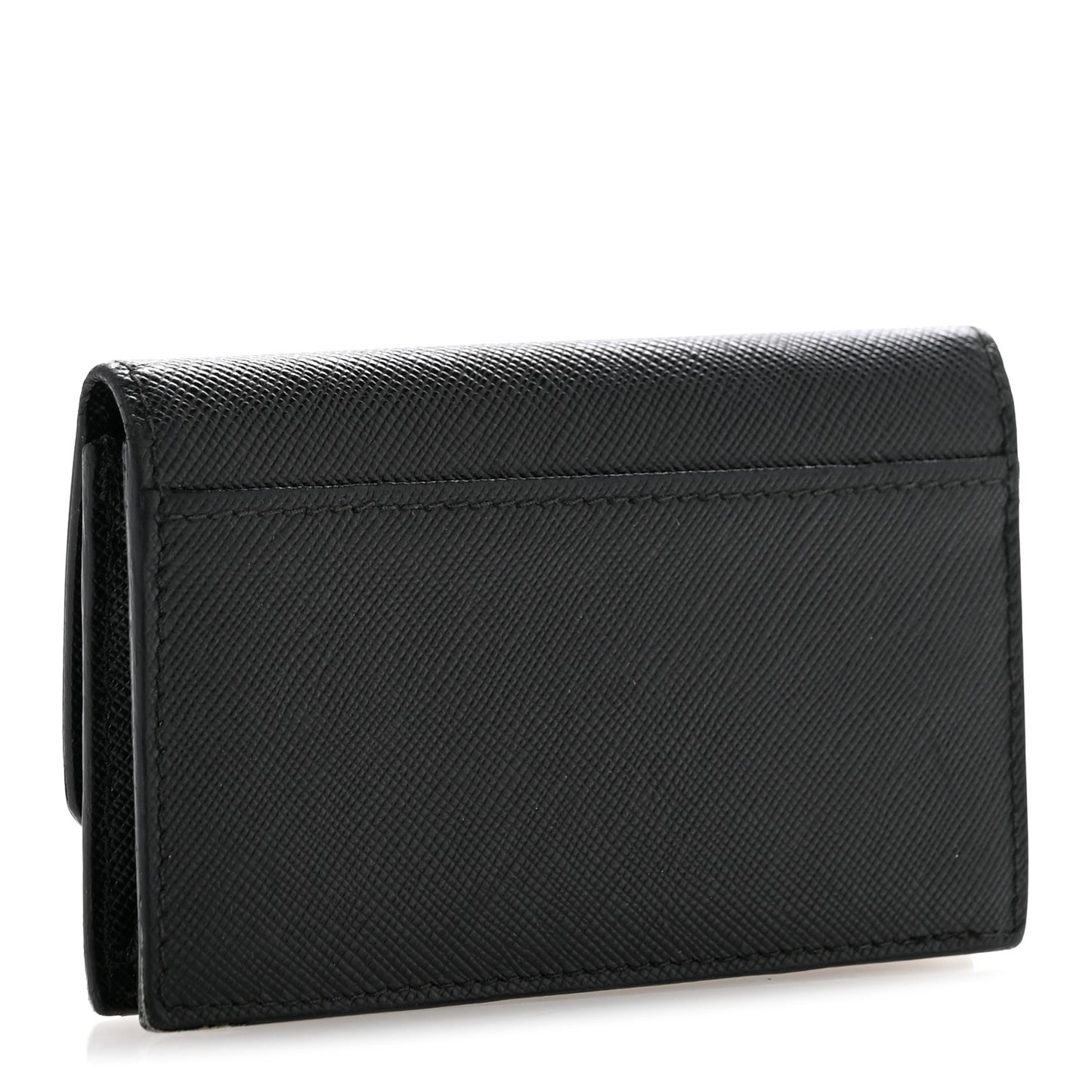 Saffiano Card Holder Black