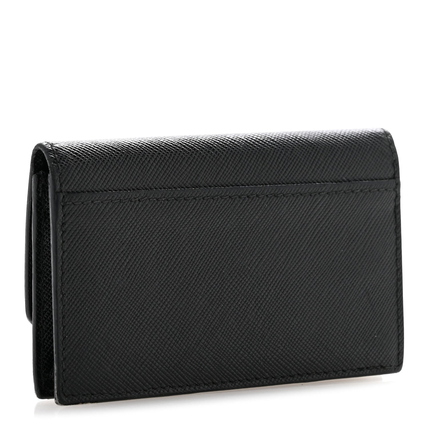 Prada Saffiano Card Holder Black 3 of 12