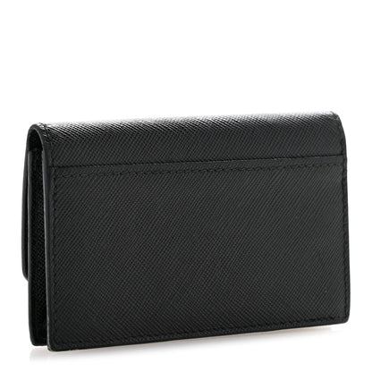 Prada Saffiano Card Holder Black 3 of 12