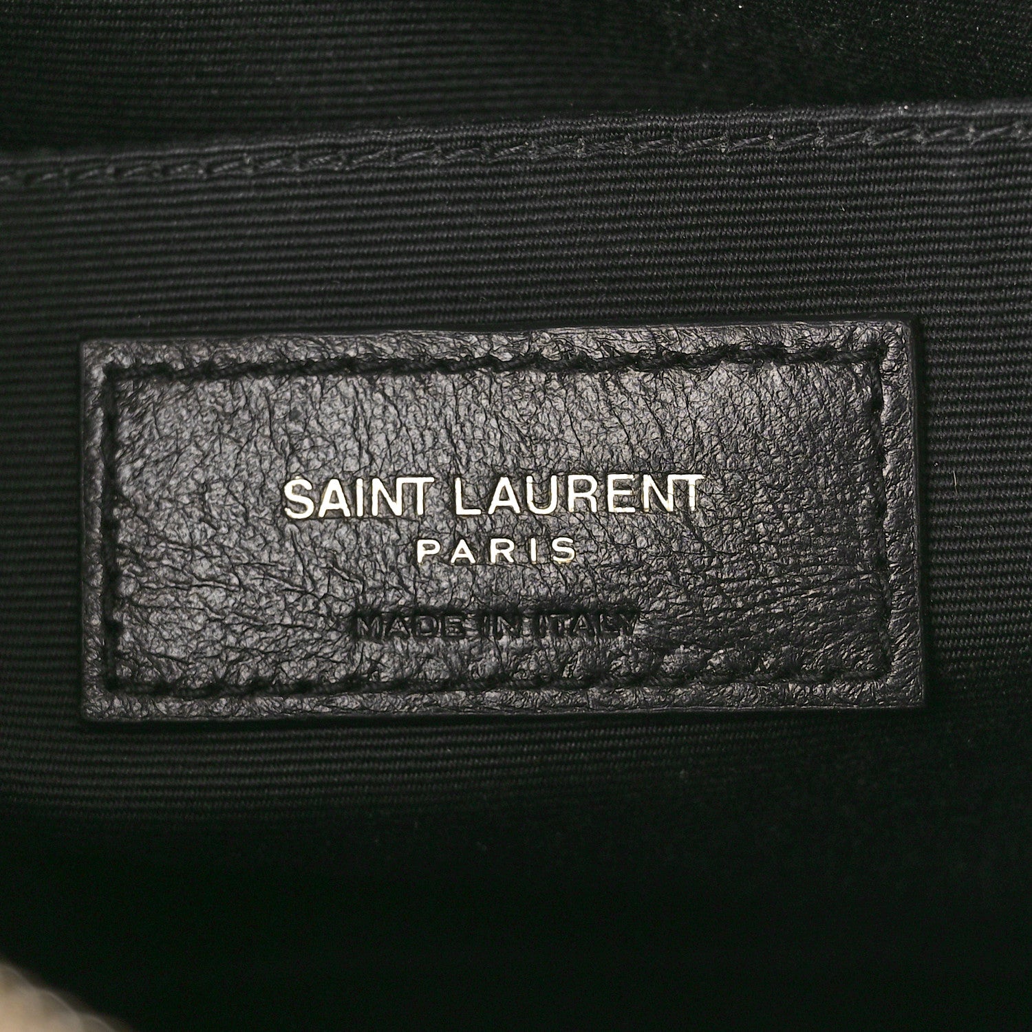 Saint Laurent Calfskin Matelasse Monogram Lou Camera Bag Black 6 of 10