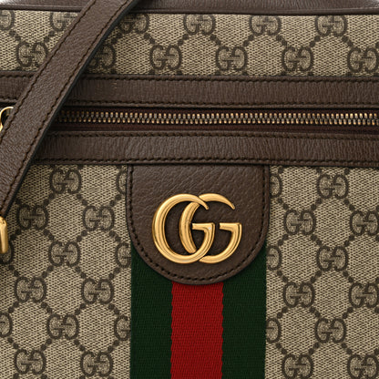 Gucci GG Supreme Monogram Web Small Ophidia Messenger Bag Brown 8 of 11
