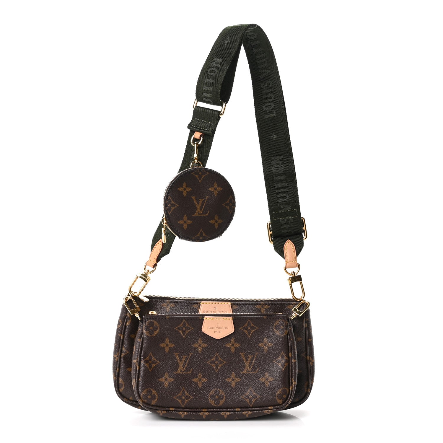Louis Vuitton Monogram Multi Pochette Accessories Kaki Kaki 1 of 9