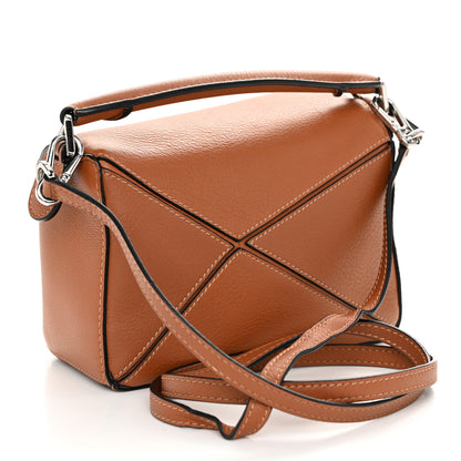 Loewe Calfskin Mini Puzzle Bag Tan 3 of 11