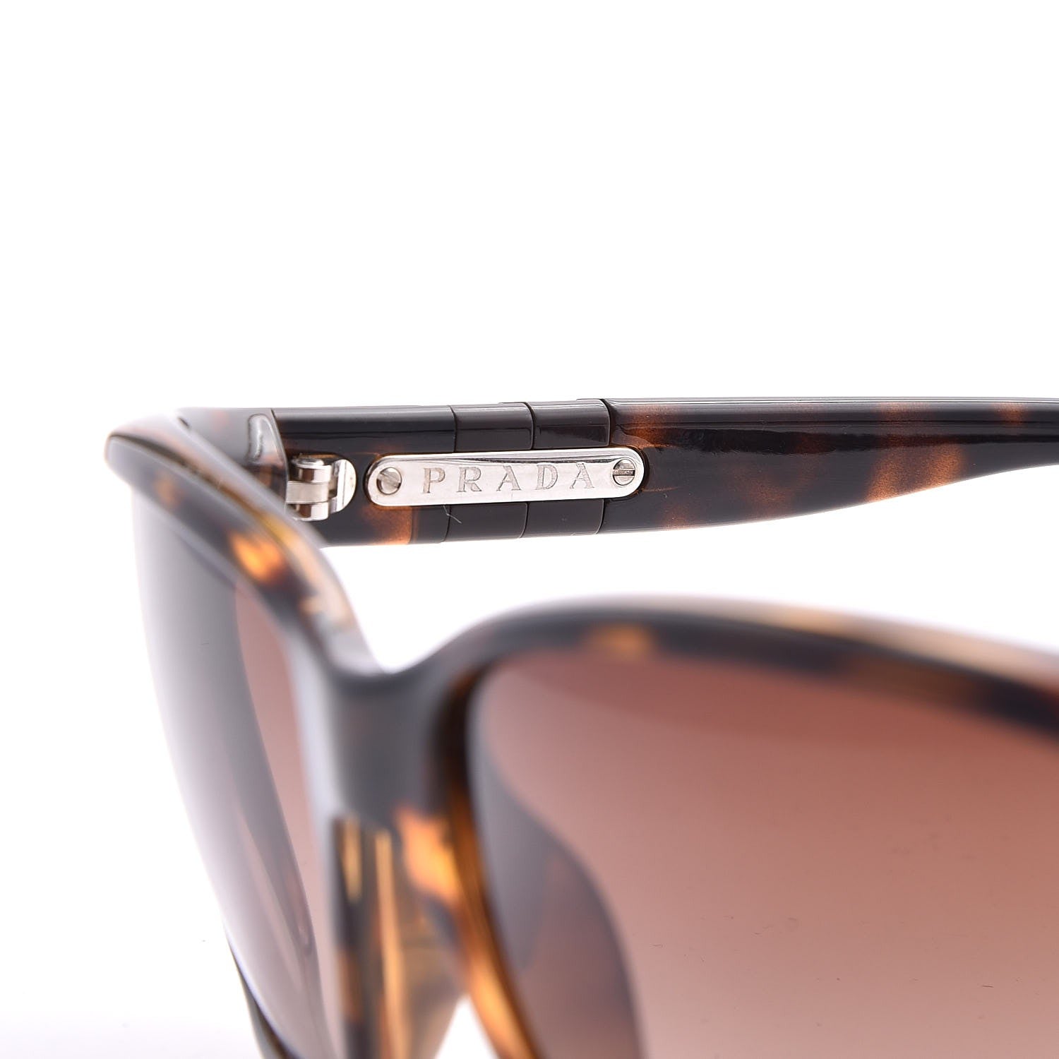 Prada Logo Monogram Sunglasses SPR 16N Tortoise 5 of 11