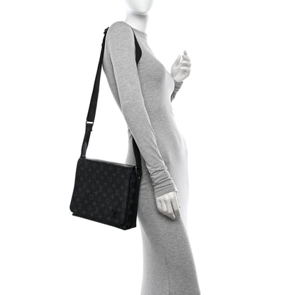 Louis Vuitton Monogram Eclipse District PM NM Black 2 of 9
