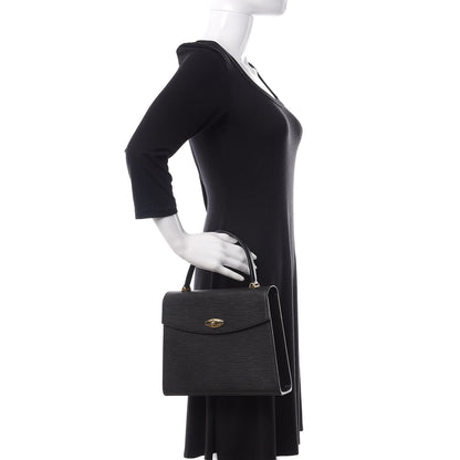 Louis Vuitton Epi Malesherbes Black 2 of 12