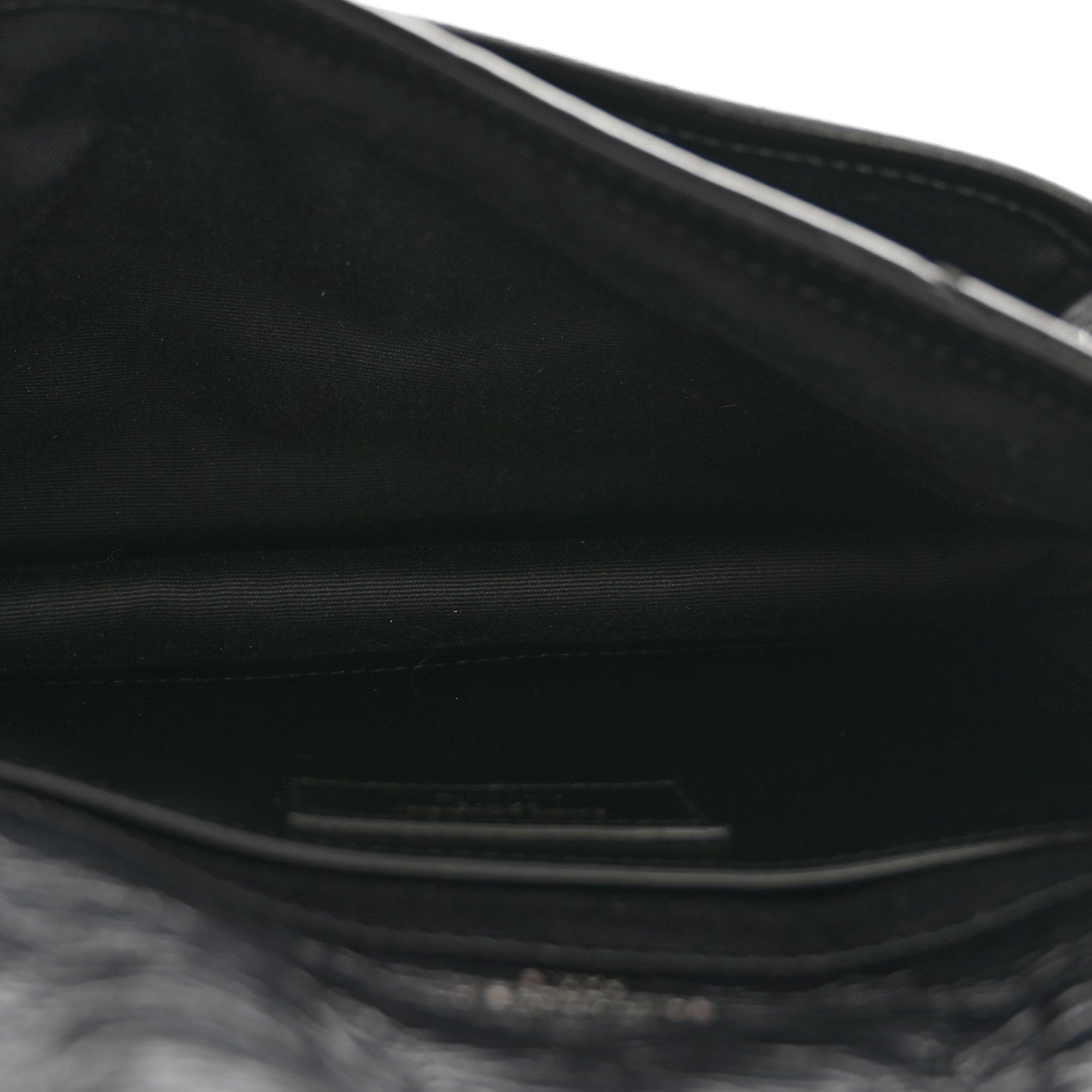 Saint Laurent Crinkled Calfskin Matelasse Monogram Baby Niki Chain Satchel Black 5 of 14