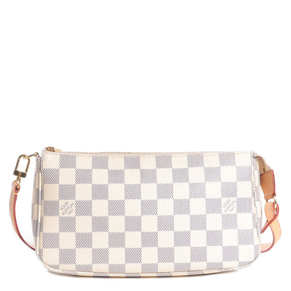 Louis Vuitton Damier Azur Pochette Accessories NM 1 of 8