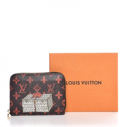 Louis Vuitton Catogram Zippy Coin Purse Marron 8 of 8