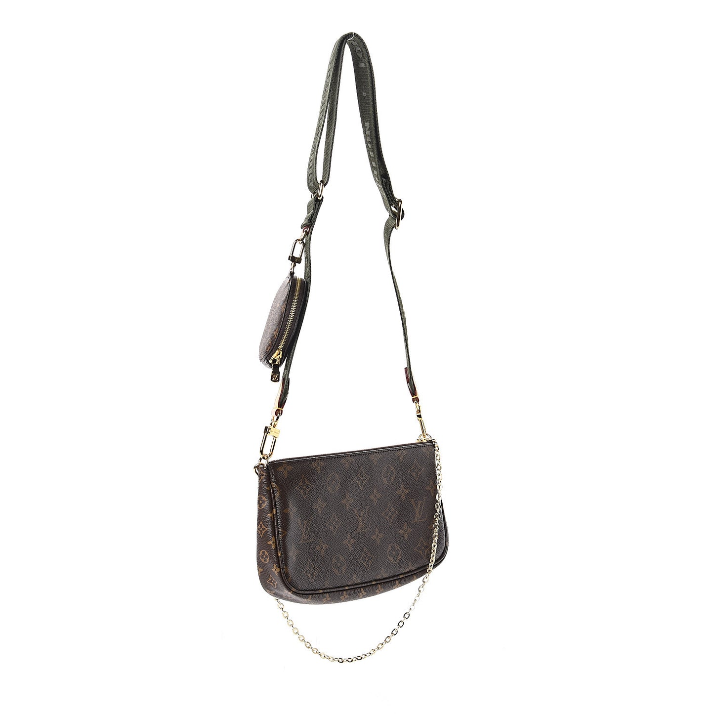 Monogram Multi Pochette Accessories Kaki