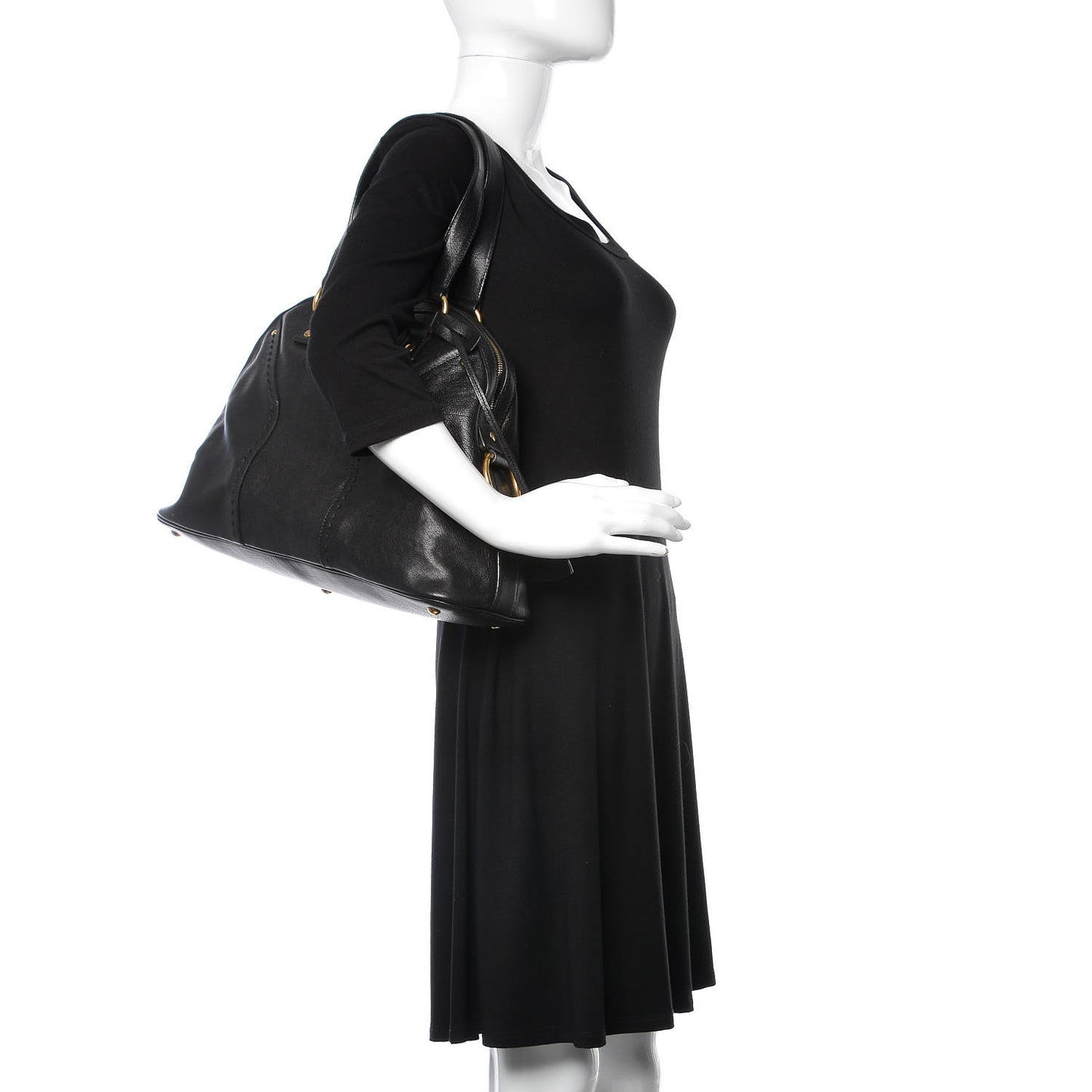Calfskin Large Muse Black