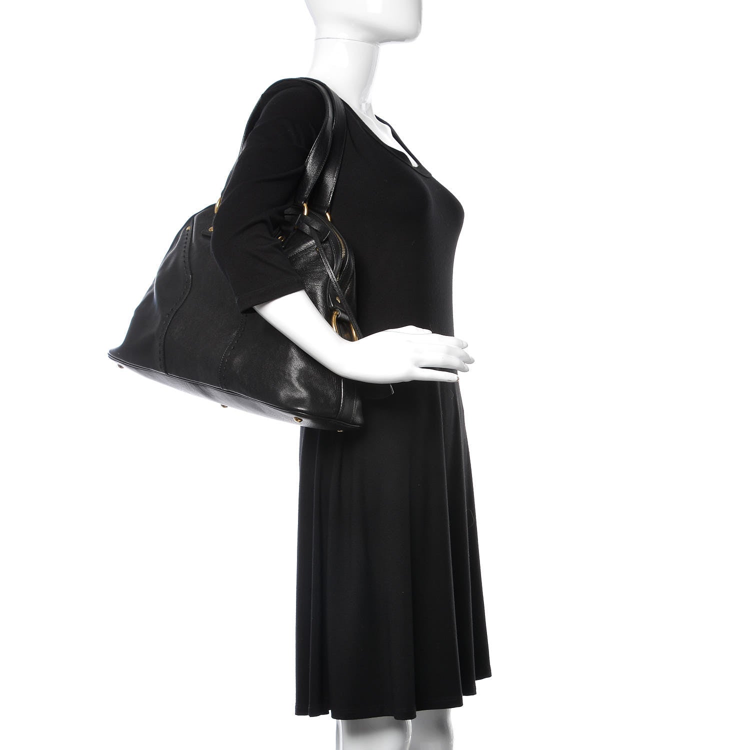Saint Laurent Calfskin Large Muse Black 2 of 11