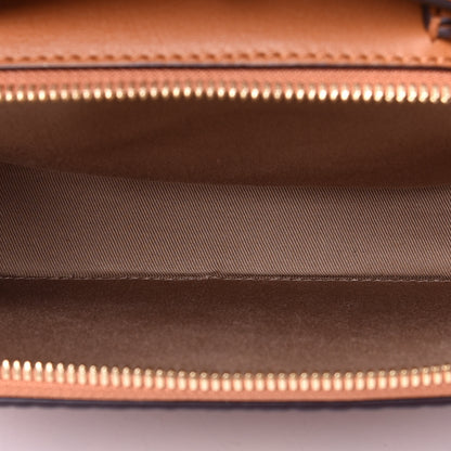 MCM Visetos Small Klassik Box Bag Cognac 5 of 6