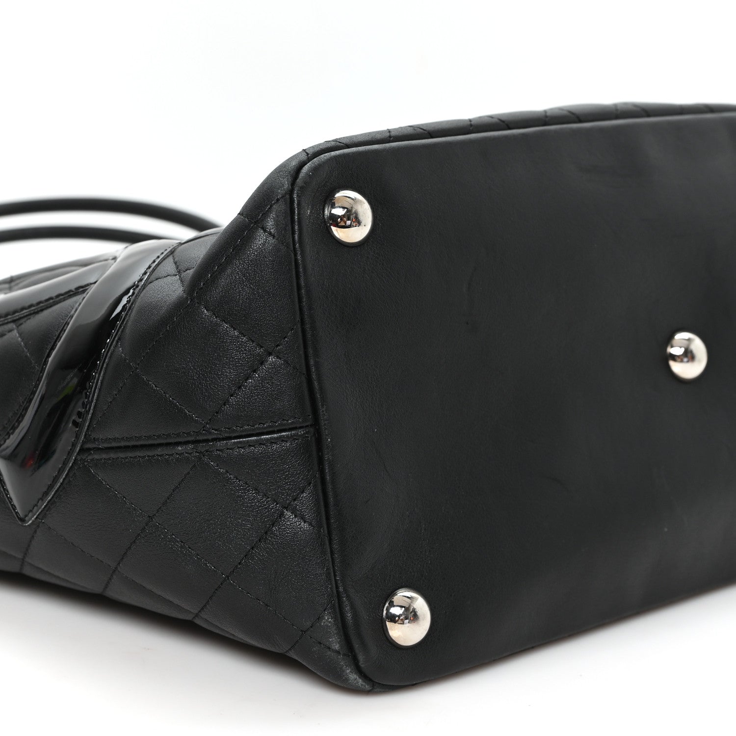 Chanel Calfskin Quilted Large Cambon Tote Black 9 of 10