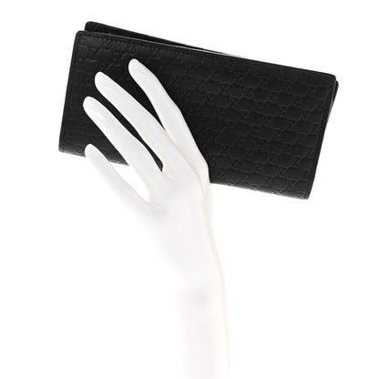 Gucci Microguccissima Bi-Fold Organizer Wallet Black 2 of 11