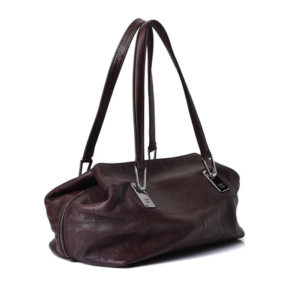 Chanel Caviar Square Stitched Tote Dark Brown 2 of 8