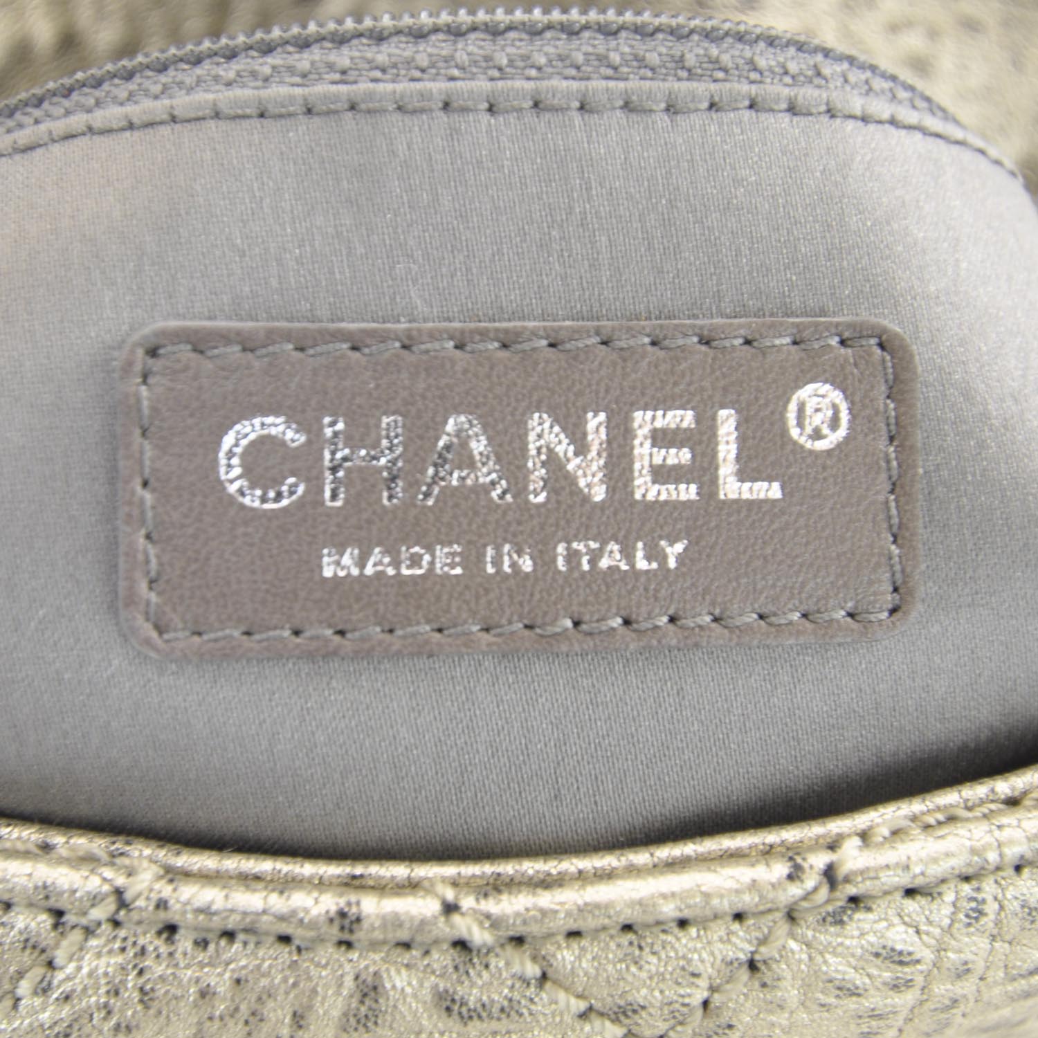 Chanel Leather Medium Leo Lion Flap Metallic 9 of 10