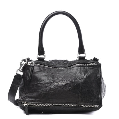 Givenchy Tumbled Sheepskin Medium Pandora Bag Black 1 of 10