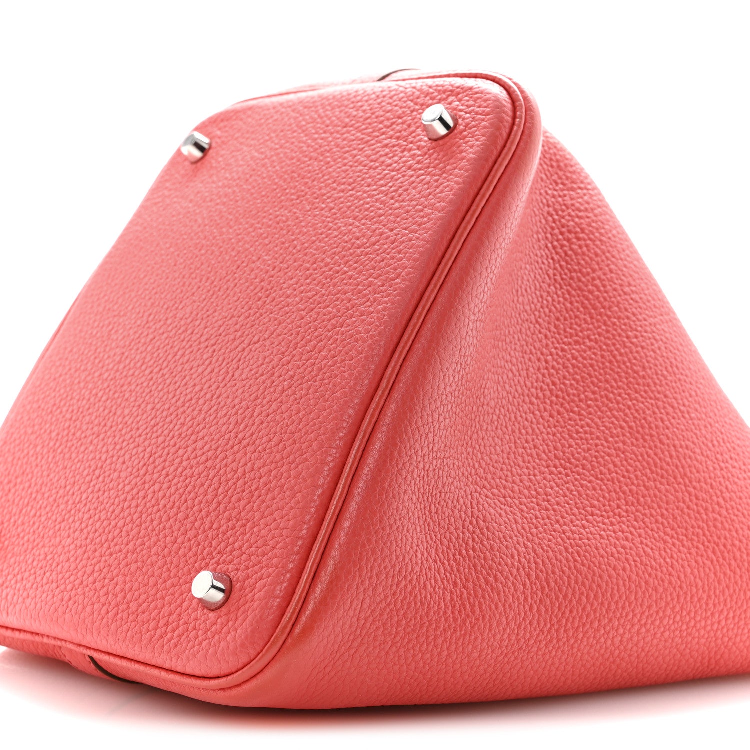 Hermes Taurillon Clemence Picotin Lock 22 MM Rose Jaipur 10 of 13