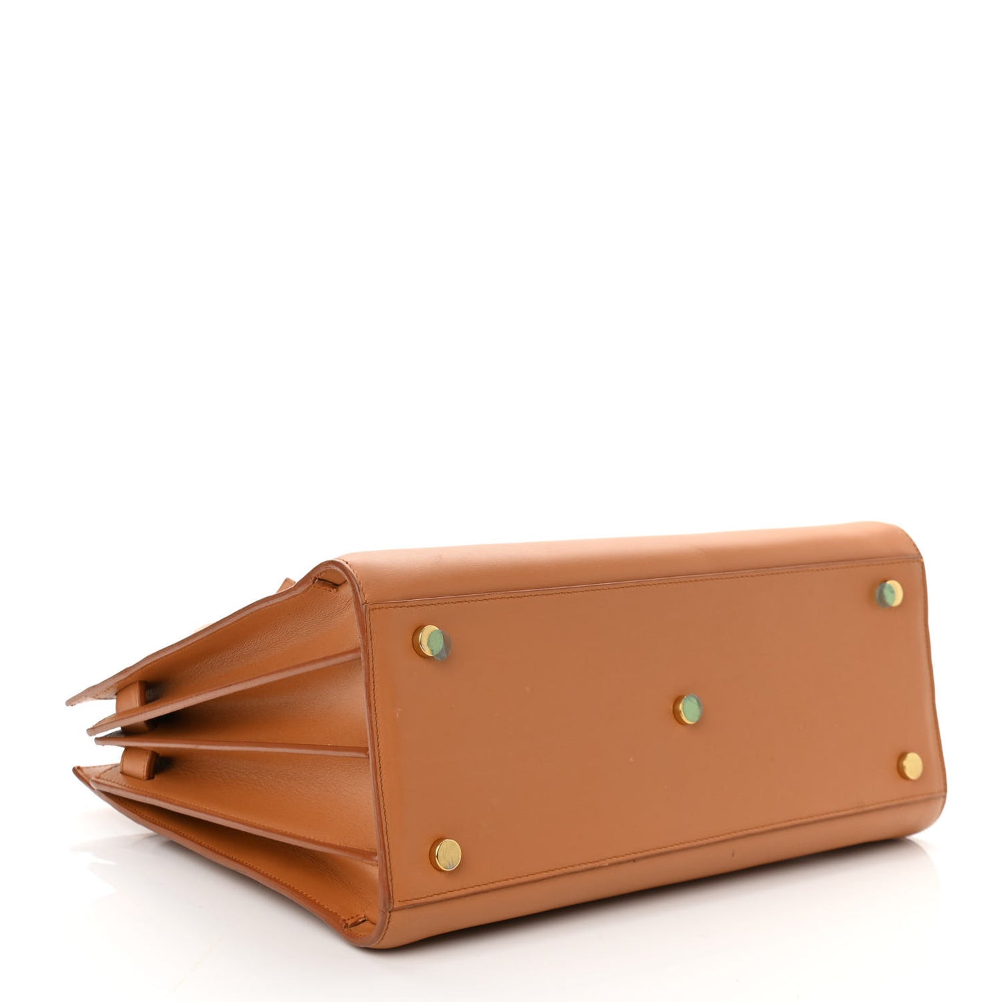 Calfskin Small Sac De Jour Gold