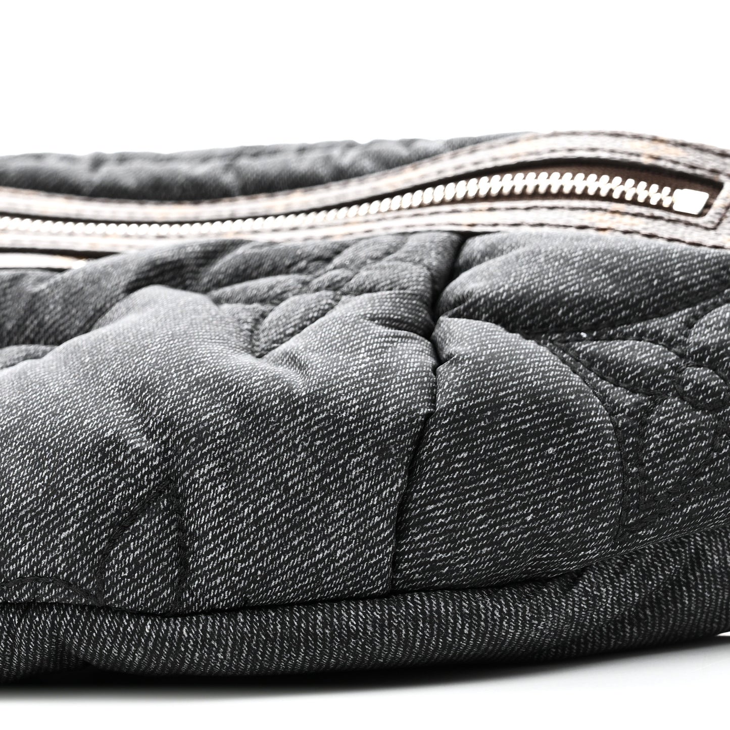 Econyl Monogram LV Ski High Rise Bumbag Black Jeans