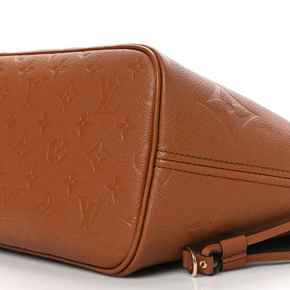 Louis Vuitton Empreinte Monogram Giant Neverfull MM Cognac 7 of 7
