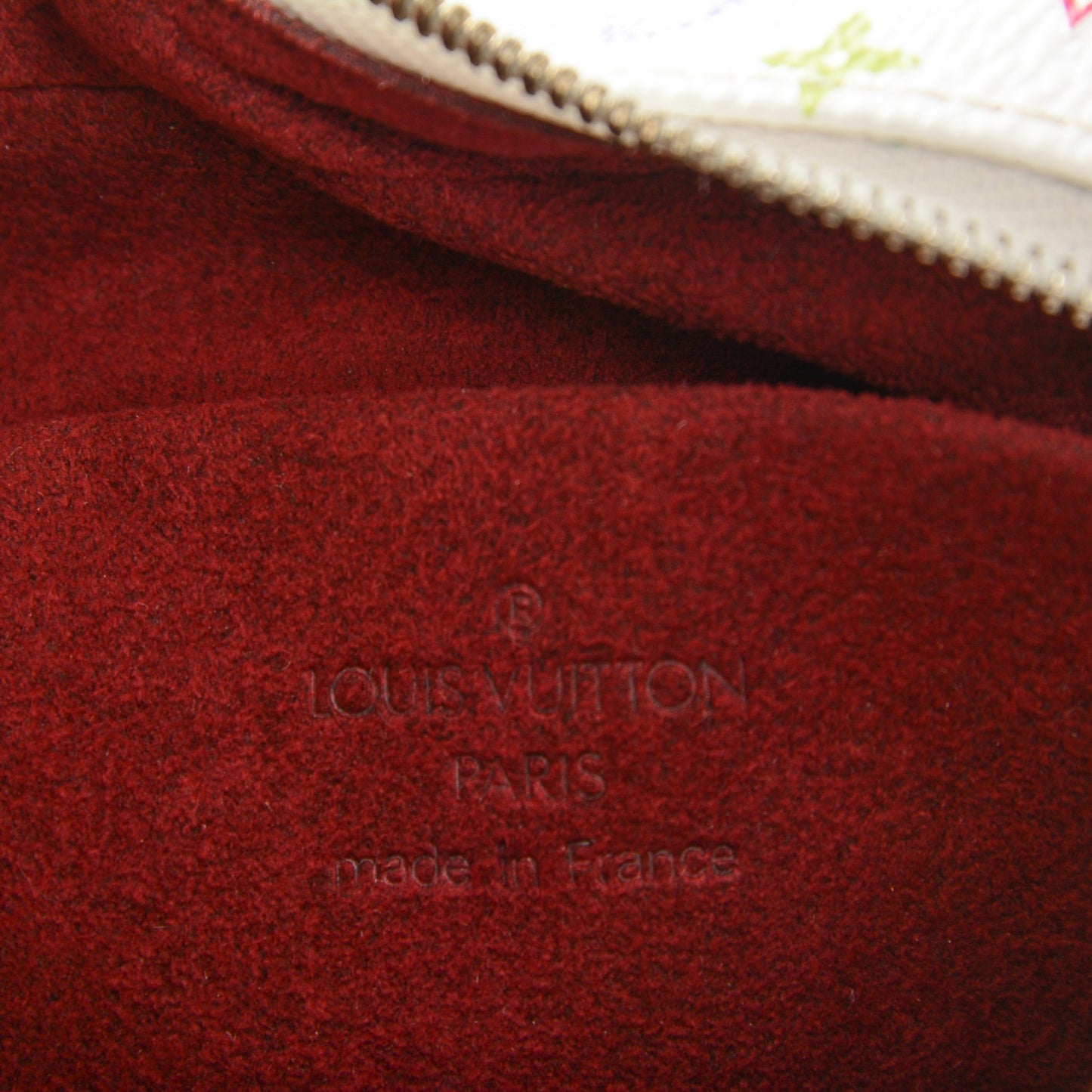 Monogram Multicolor Trousse Wapity White