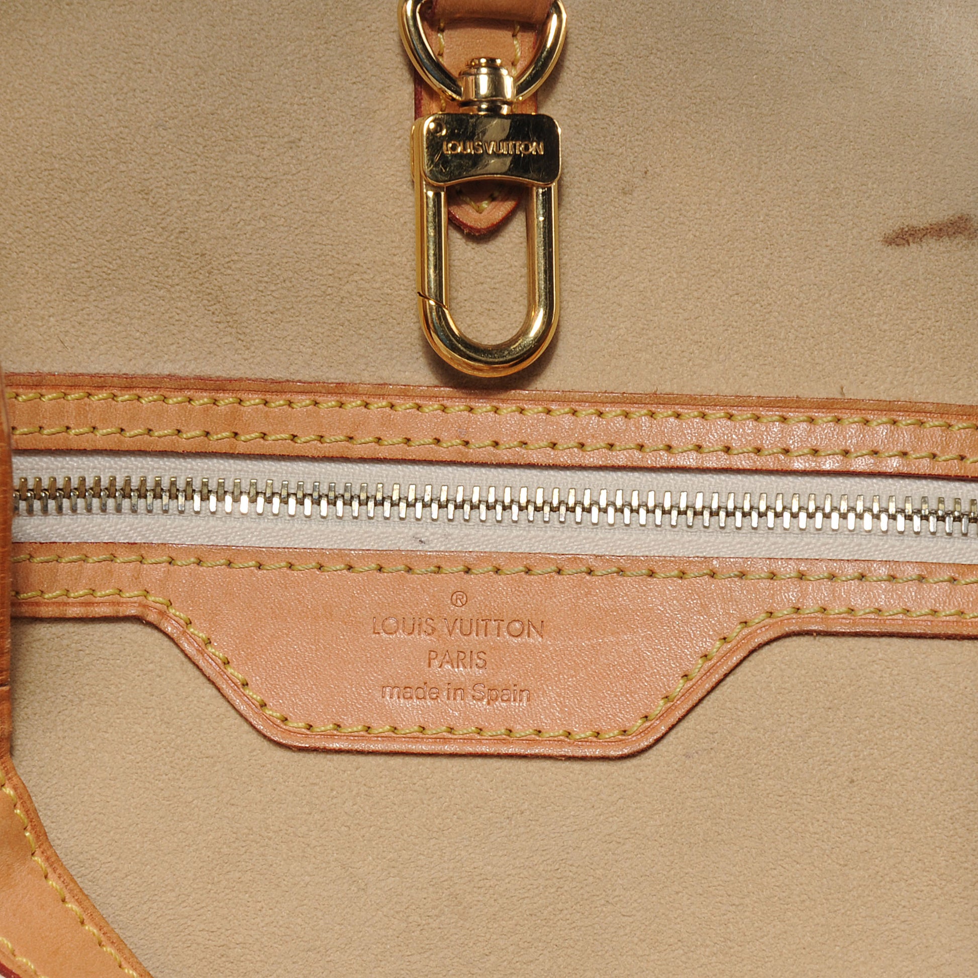 Louis Vuitton Damier Azur Hampstead MM 6 of 9