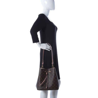 Louis Vuitton Monogram Neonoe MM Rose Poudre 2 of 9