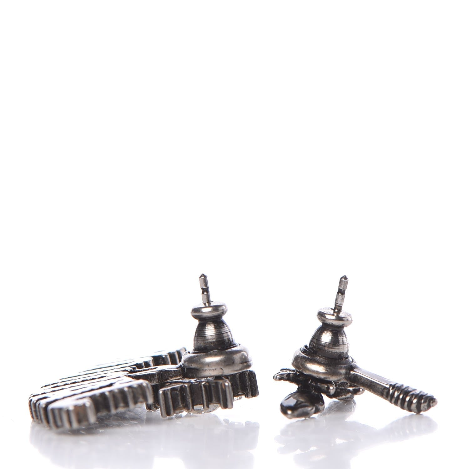 Christian Dior Palladium Crystal J'adior Earrings 3 of 5